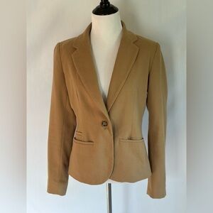 Merona Tan Wool Blend Blazer Size 4